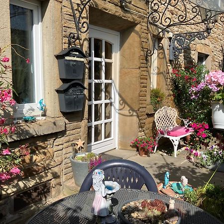 Ferienwohnung Im Gruenen Mit Balkon ヘルデッケ エクステリア 写真