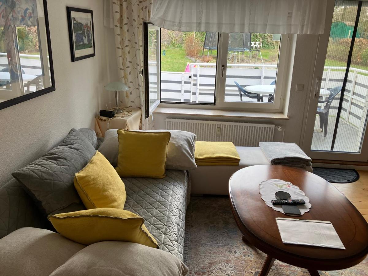 Ferienwohnung Im Gruenen Mit Balkon ヘルデッケ エクステリア 写真
